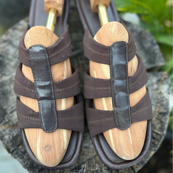 Mootsies Tootsies Women’s Brown Slip on Sandals Size 11 - Picture 2 of 8